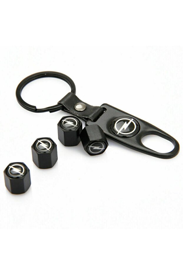 Opel Corsa D Stainless Steel Valve Cover and Keychain Set