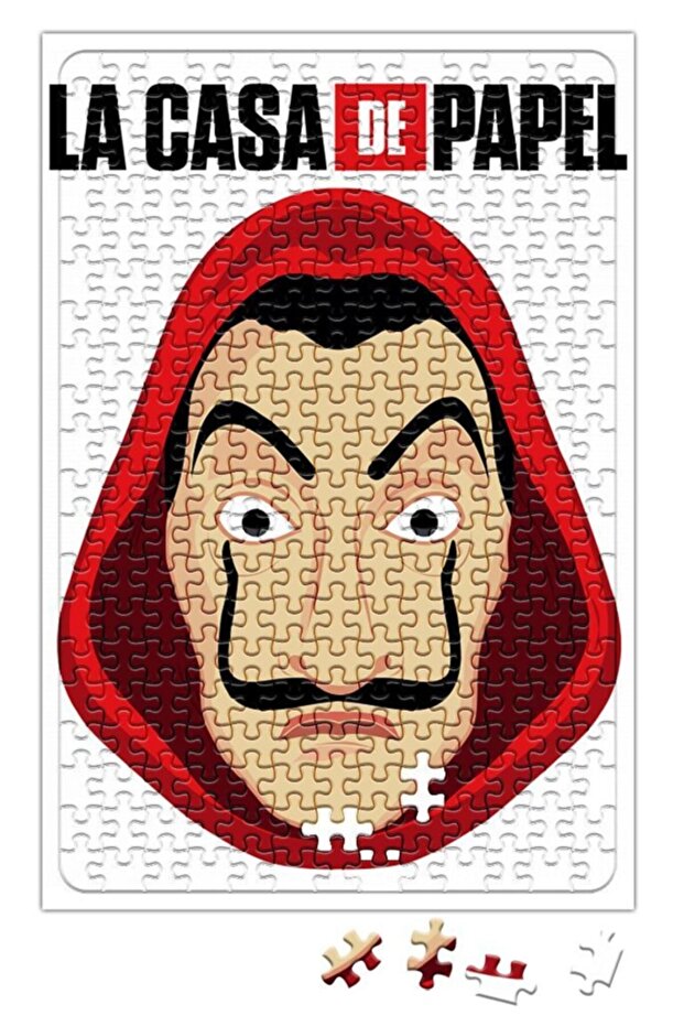 La Casa De Papel Mascara De Dali Puzzle 240 Piece Jigsaw Puzzle