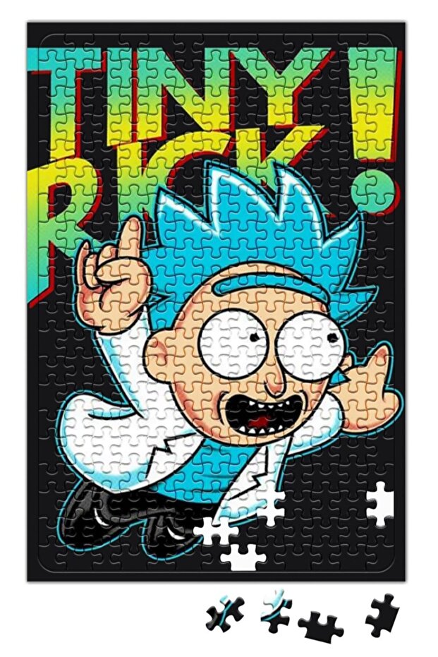Rickzinho - أحجية الصور المقطوعة Tiny Rick E Morty 240 قطعة