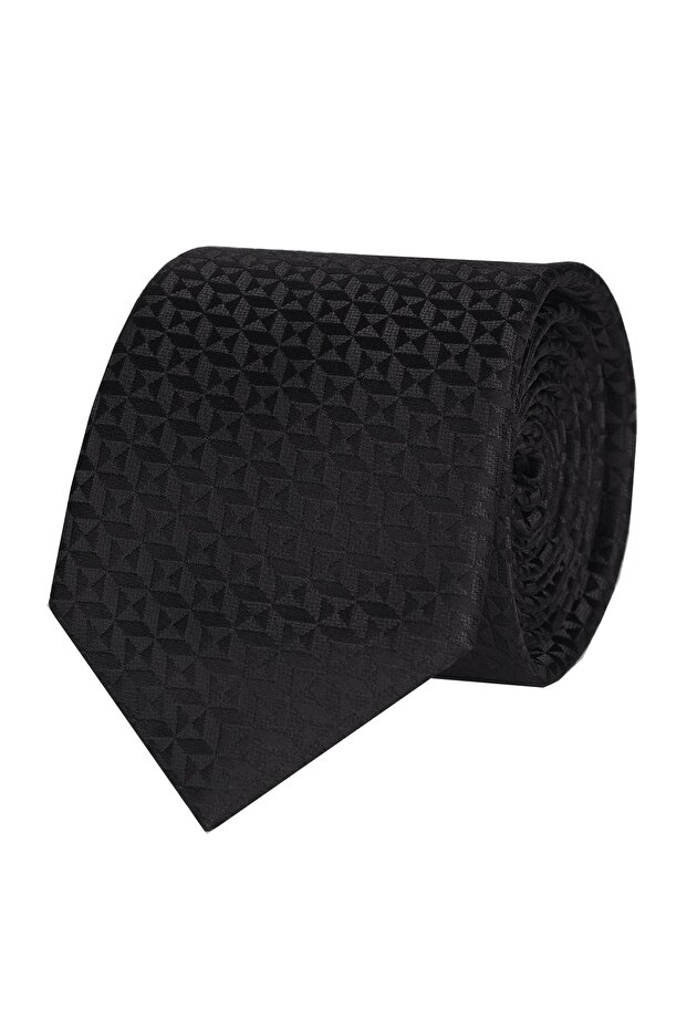 ربطة عنق منقوشة ومنديل - 3