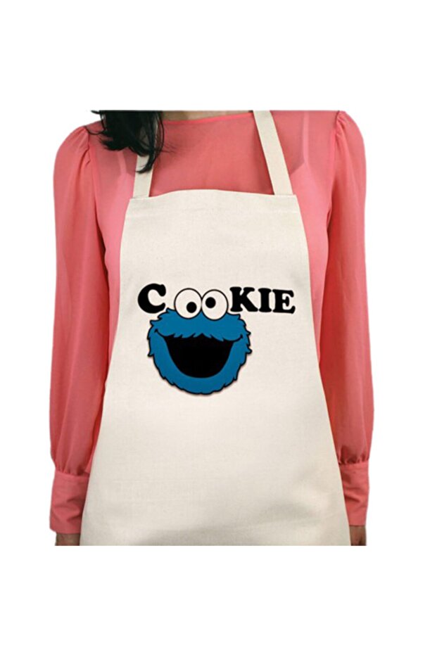 مريلة مطبخ قابلة للغسل بطباعة دائمة وطاردة للماء من Kuraiye Monster