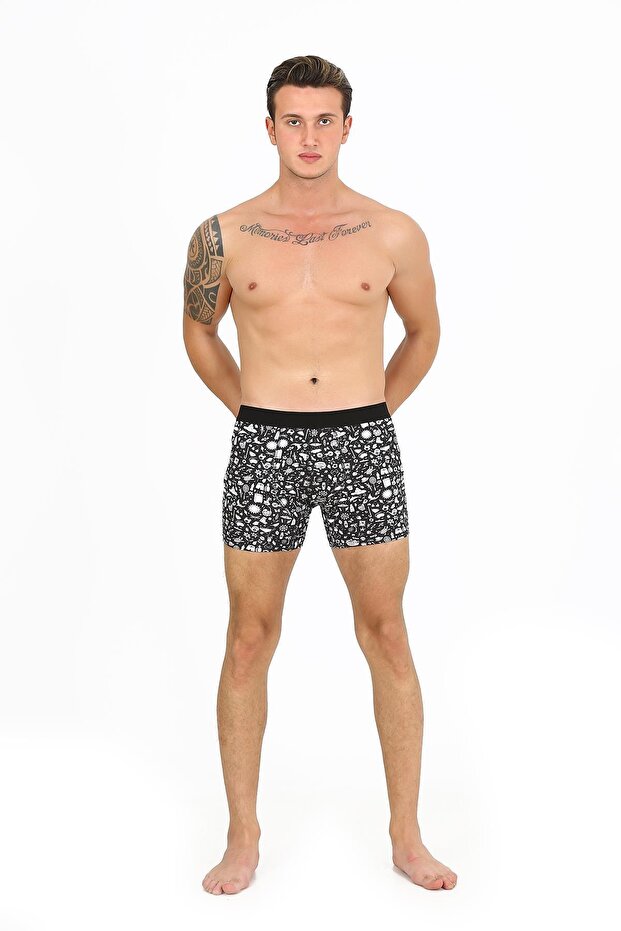 Patterned Men's Boxers - 4