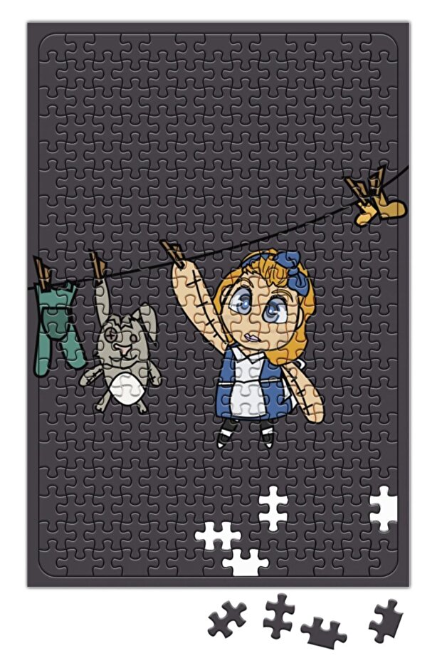 Alice No Varal Puzzle 240 Piece Jigsaw