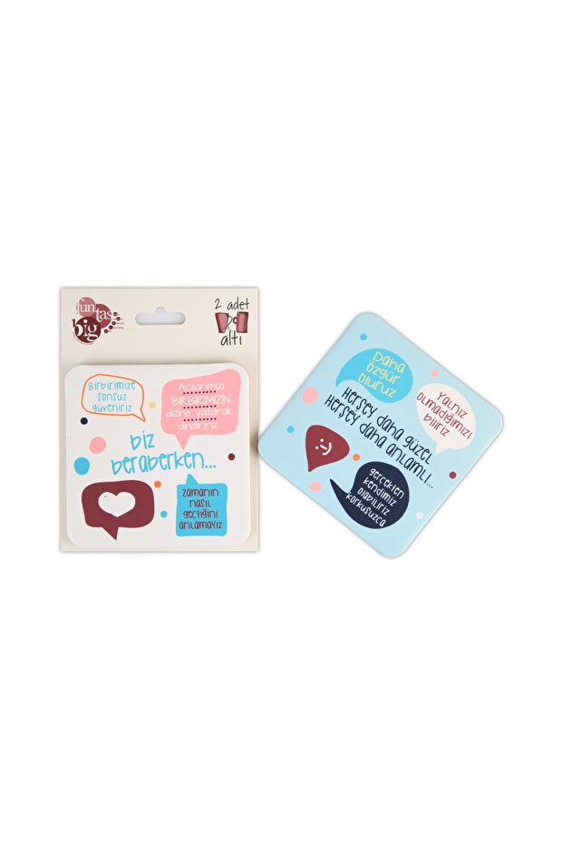 Blue We Together Coaster