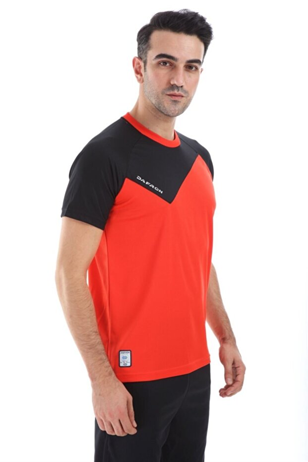 Unisex Siyah Space Basic Antrenman T-Shirt - 3