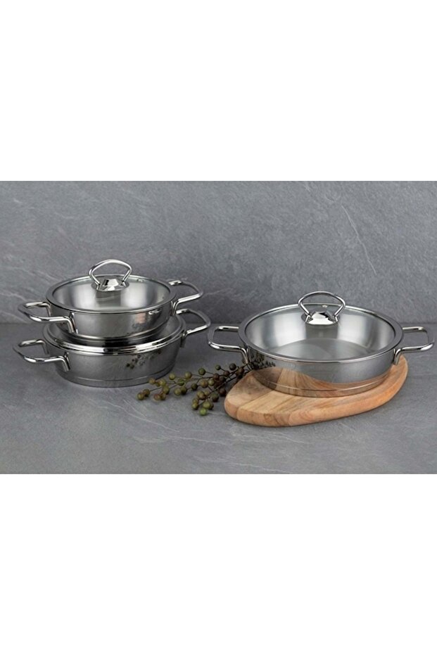 Silver Çelik 6p Sahan Set - 1