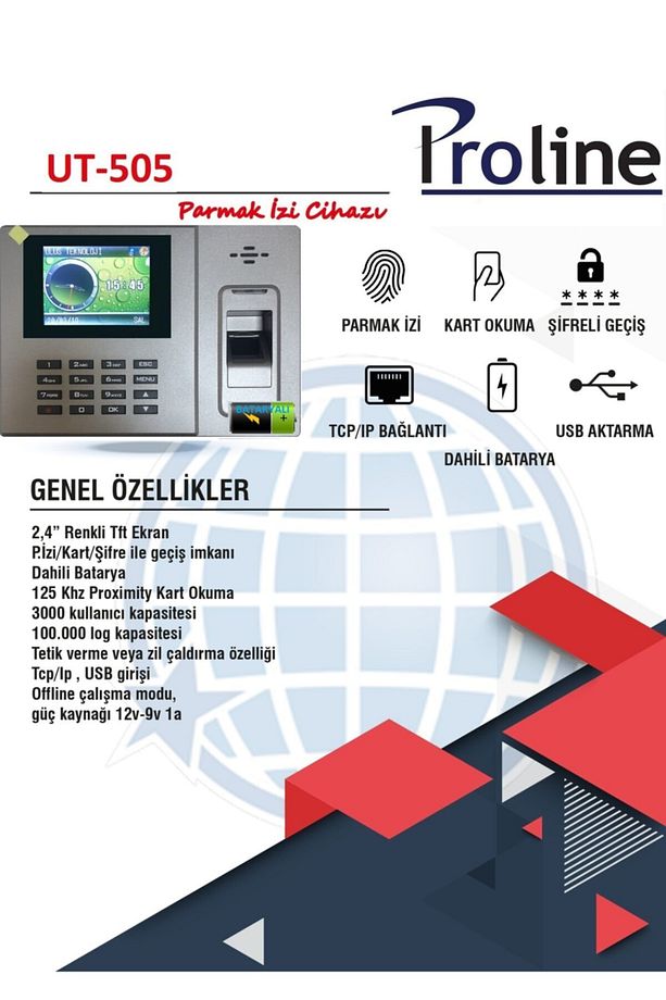 Bataryalı Parmakizi Kartlı Personel Takip Sistemi Türkçe Maaş Hesaplama Program Kurulum Dahil - 5