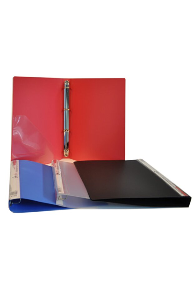 A4 Ring File 4 Ring Red (10 Piece Pack) - 1