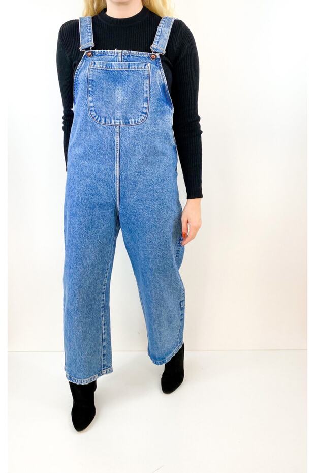 Rahat Kalıp Kot Salopet - 3