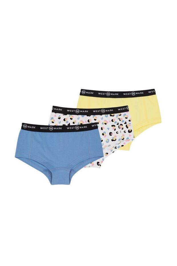Girl's Organic Cotton 3 Piece Hipster Set