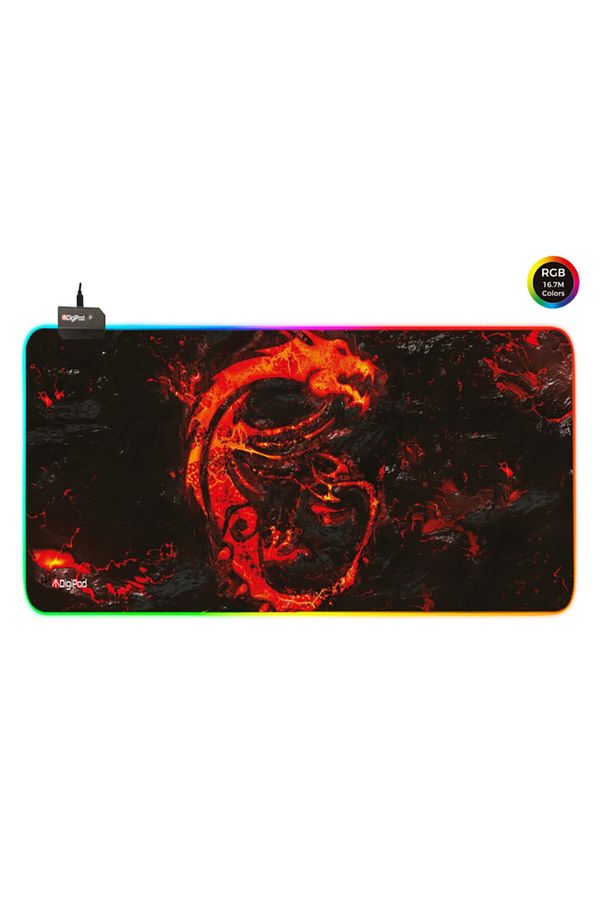 Rgb Gaming Mousepad Rgb Oyuncu Mousepad 90x40 Xxl Rgb Oyuncu Mousepad Kaymaz Taban 4mm - 2