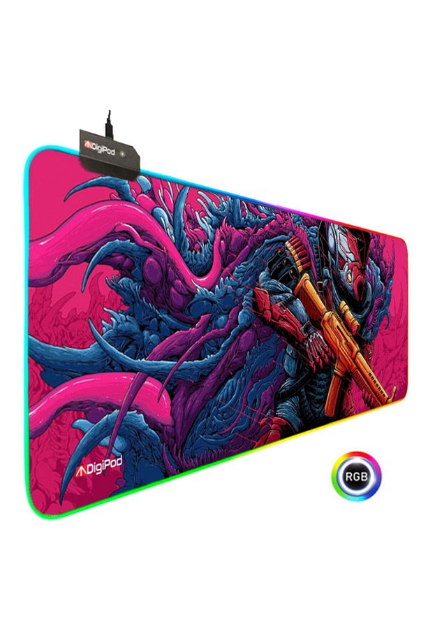 Rgb Gaming Mousepad Rgb Oyuncu Mousepad 90x40 Xxl Rgb Oyuncu Mousepad Kaymaz Taban 4mm - 6