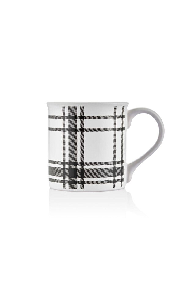 Square Kupa Ve Pasta Tabağı Set Siyah - 2