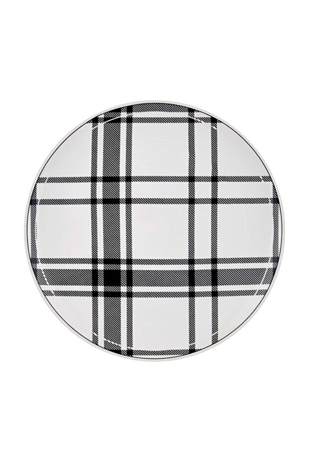 Square Kupa Ve Pasta Tabağı Set Siyah - 3