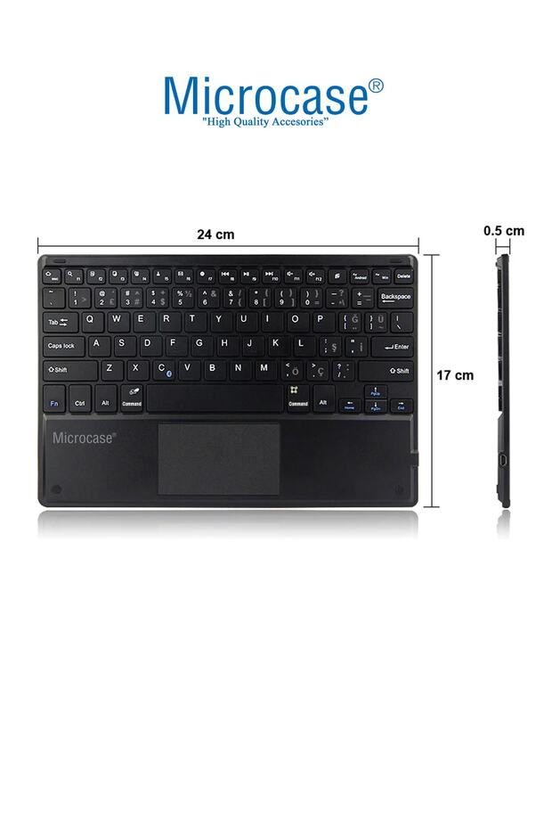 Huawei Matepad 11 Uyumlu 2021 Bluetooth Touchpad Klavye + Standlı Kılıf - Bkk5 - 5