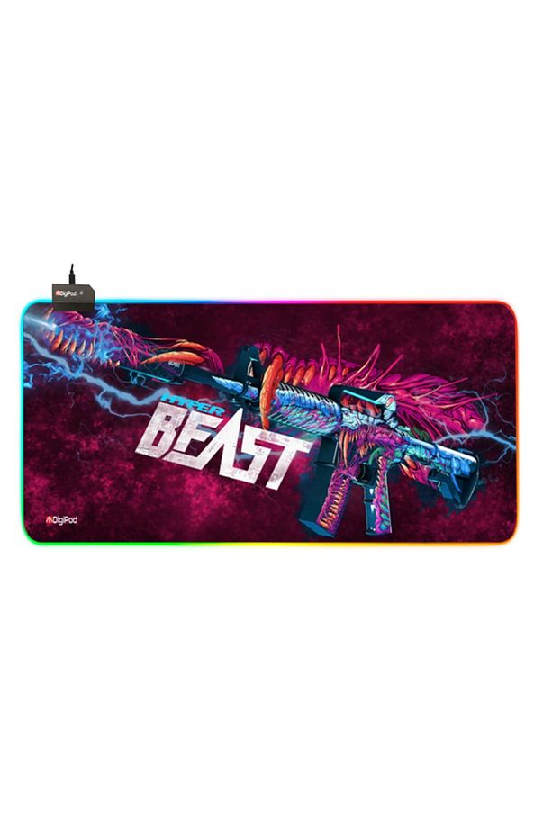 Rgb Gaming Mousepad Rgb Oyuncu Mousepad 90x40 Xxl Rgb Oyuncu Mousepad Kaymaz Taban 4mm - 2