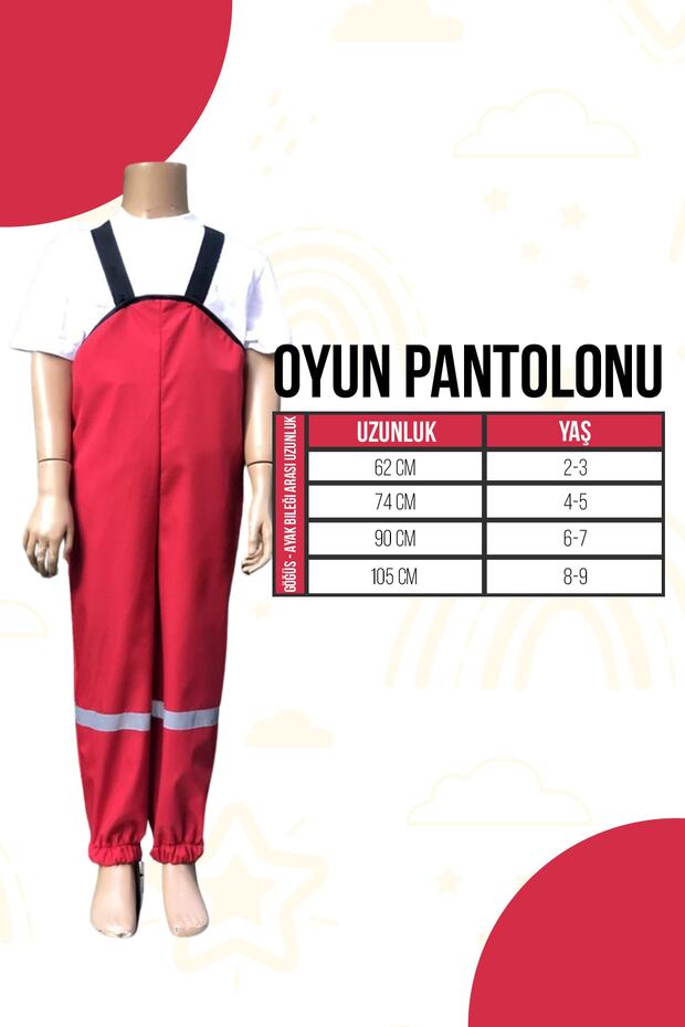 Red Children's Play Pants
