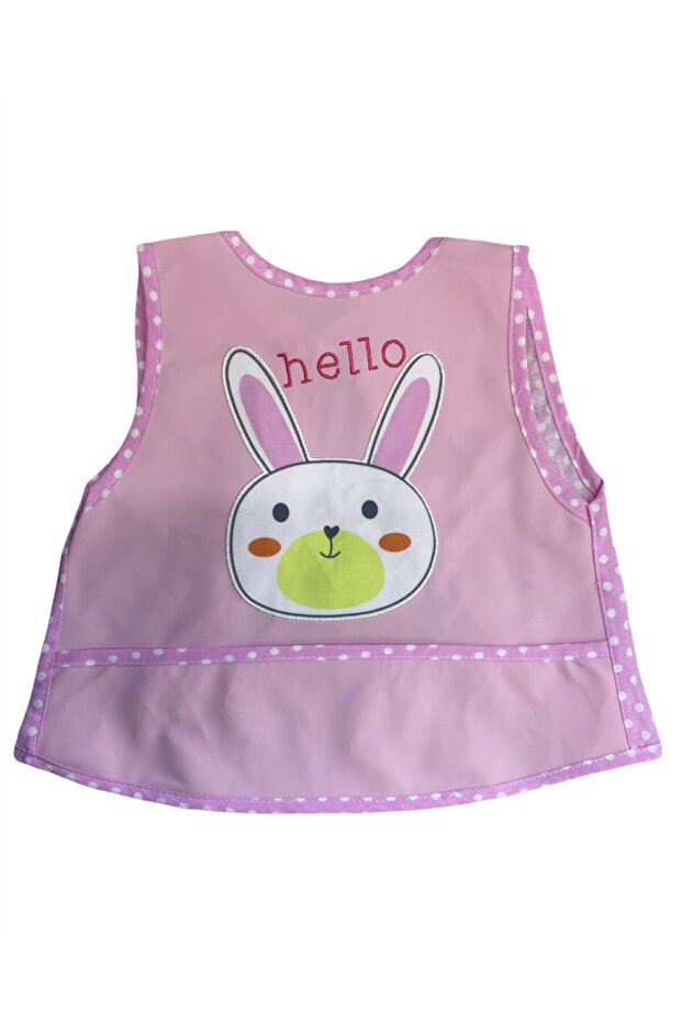 مريلة أطفال مقاومة للماء مع سلسلة خلفية - 1