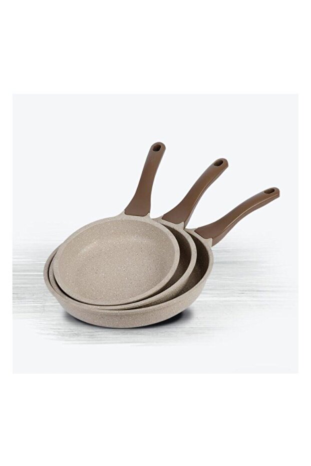 طقم مقلاة مكون من 3 قطع مينك - 1