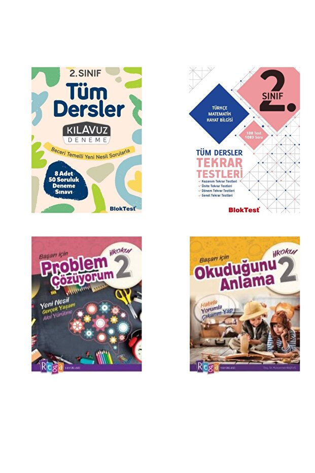 Tudem 2.sınıf Tüm Dersler Kılavuz Deneme+tekrar Testleri+problem Çözüyorum+okuduğunu Anlama Seti - 1