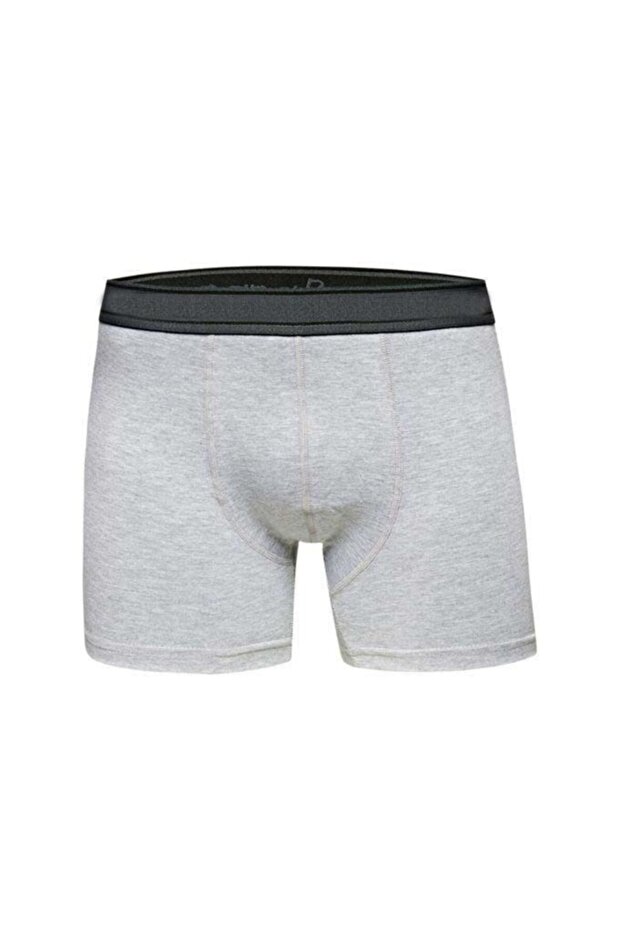 بوكسر ليكرا رمادي للرجال - 1