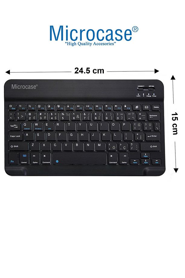 Lenovo M10 Fhd Plus 10.3" Tb-x606 X606f Bluetooth Klavye Ve Mouse + Standlı Kılıf - Bkk6 - 8