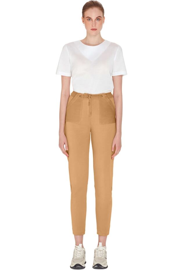 Jıgar Diyagonal Detaylı Jogger Pantolon - 1