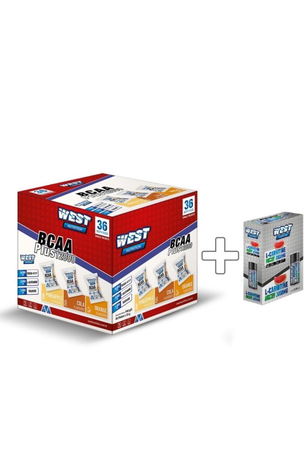 Bcaa 12000 Plus Glutamine Taurine 36 Sachets Mixed Aroma