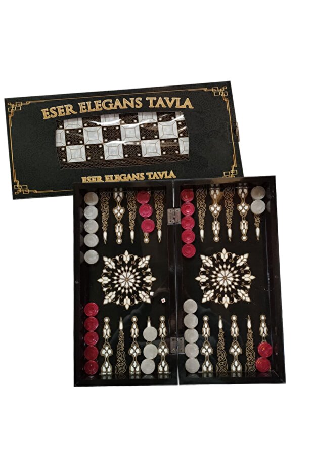 مجموعة طاولة الزهر كبيرة الحجم من إليجانس - 1