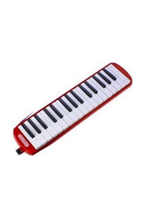 Melodika Kırmızı 32 Tuşlu Melodika 1 Adet Kırmızı Flüt Hediyeli - 2