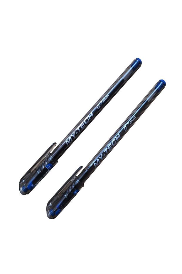 2240 My Tech Tükenmez Kalem 0,7 Mm Uç Mavi 2 Adet - 1