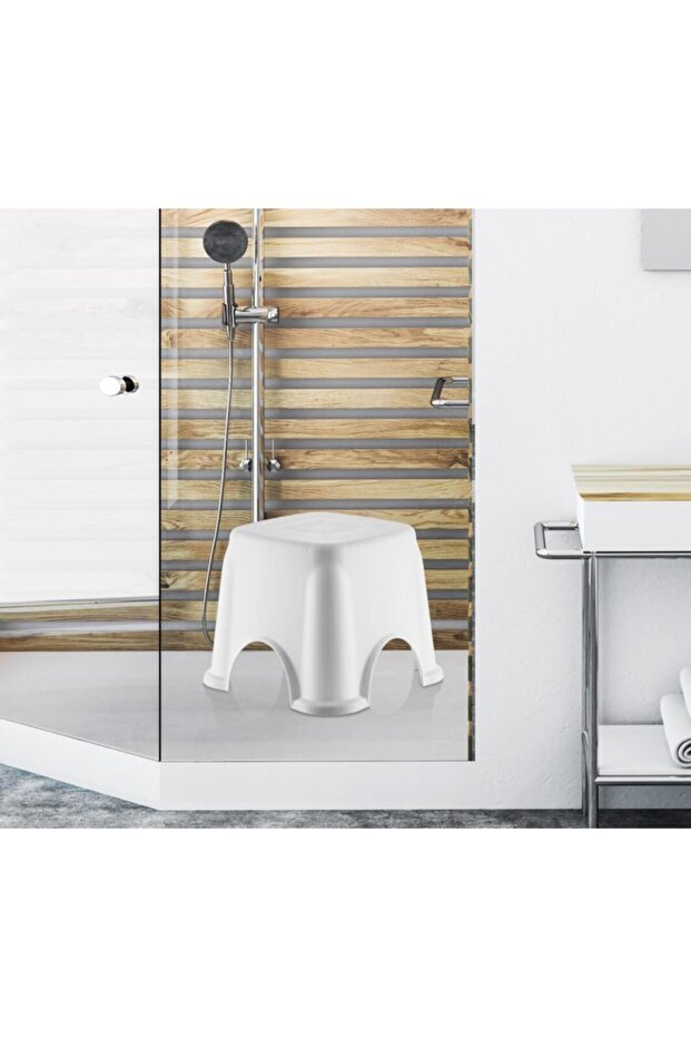 Strong Banyo Taburesi Krem - 1