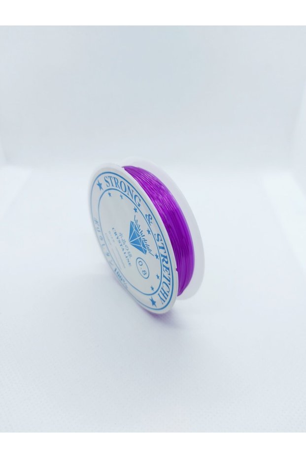Colorful Flexible Bracelet Thread Rubber Fishing Line Purple – Knitting Thread