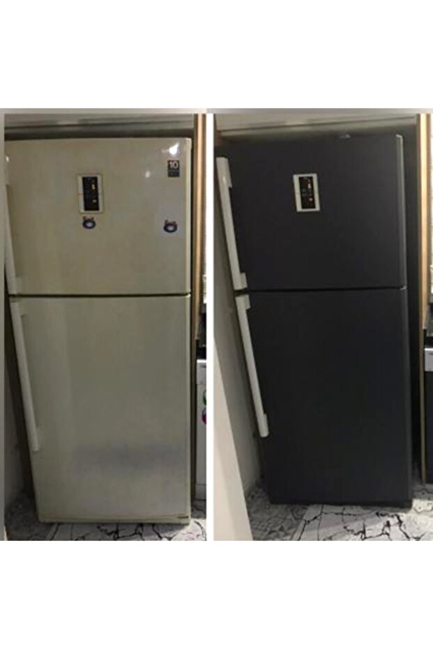 Matte Black Refrigerator Covering Foil