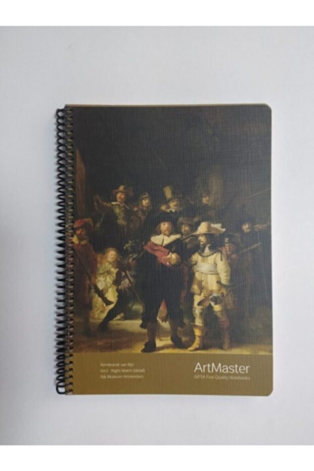 دفتر ملاحظات متوسط الحجم بغطاء من الورق المقوى ذو 100 ورقة من Art Master