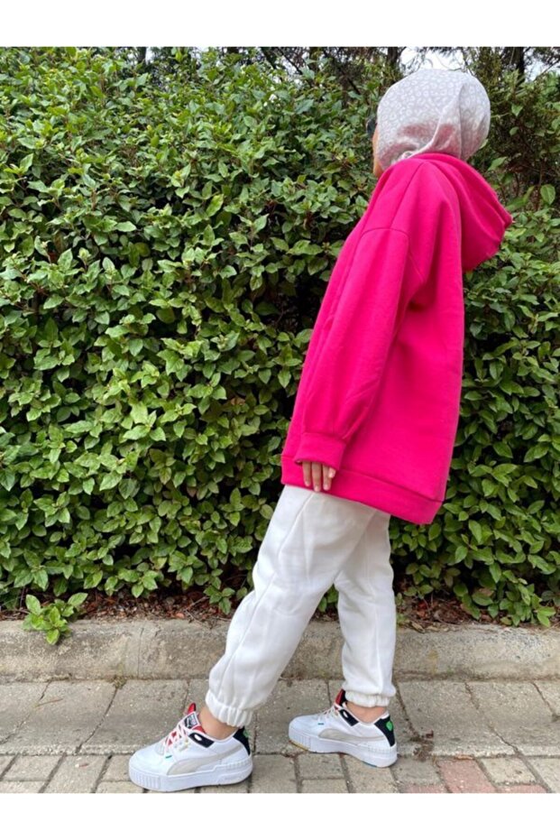 Oversize Şardonlu Sweat - 2