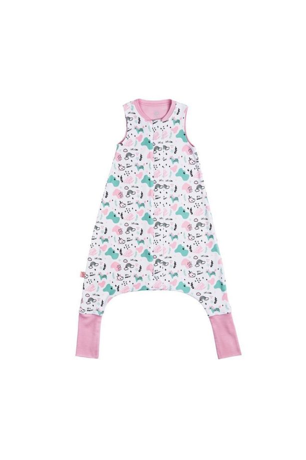 Merino Yün Unicorn Temalı Çift Katlı Kolsuz Çocuk Uyku Tulumu - 3