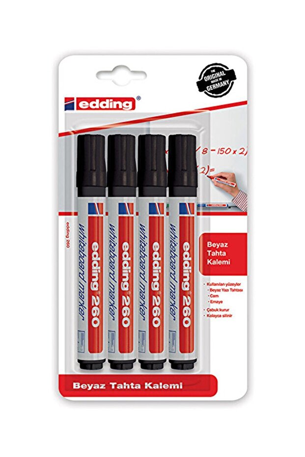 Edding B.Y.Tafta مجموعة أقلام رصاص Bls Syh مكونة من 4 قطع - سكرتارية E-260