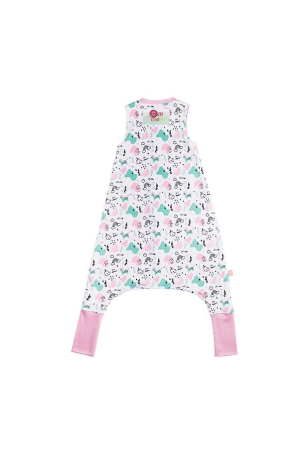 Merino Yün Unicorn Temalı Çift Katlı Kolsuz Çocuk Uyku Tulumu - 2