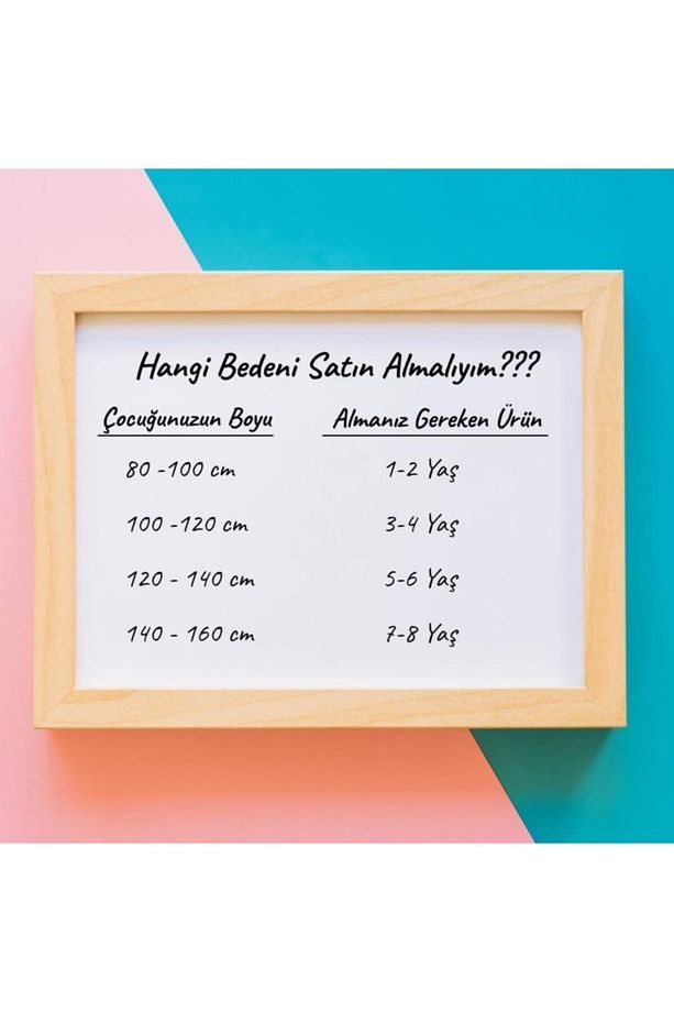 Merino Yün Unicorn Temalı Çift Katlı Kolsuz Çocuk Uyku Tulumu - 4