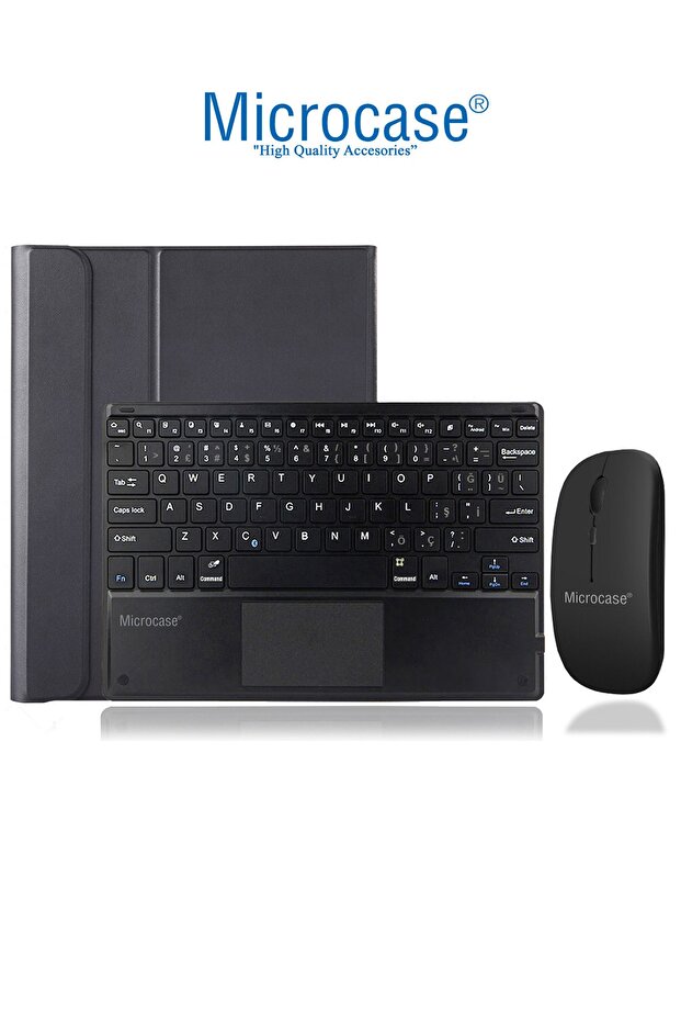 Ipad Air 4.nesil 10.9 Inch 2020 Bluetooth Touchpad Klavye + Bluetooth Mouse + Standlı Kılıf - Bkk7 - 6