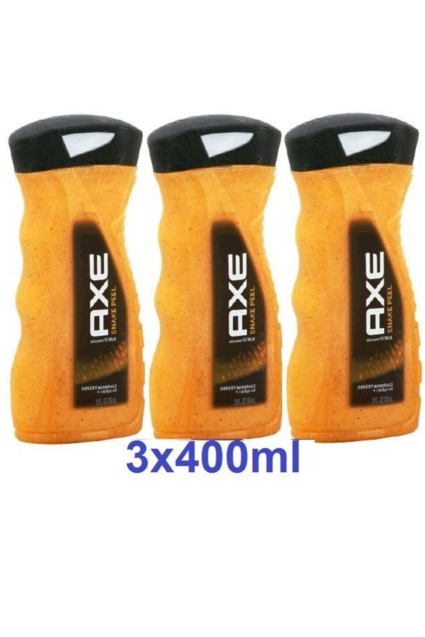 Snake Peel Micro Scrub Particles Desert Minerals Caring Yucca Shower Gel Duş Jeli 3x400ml 1200ml - 1