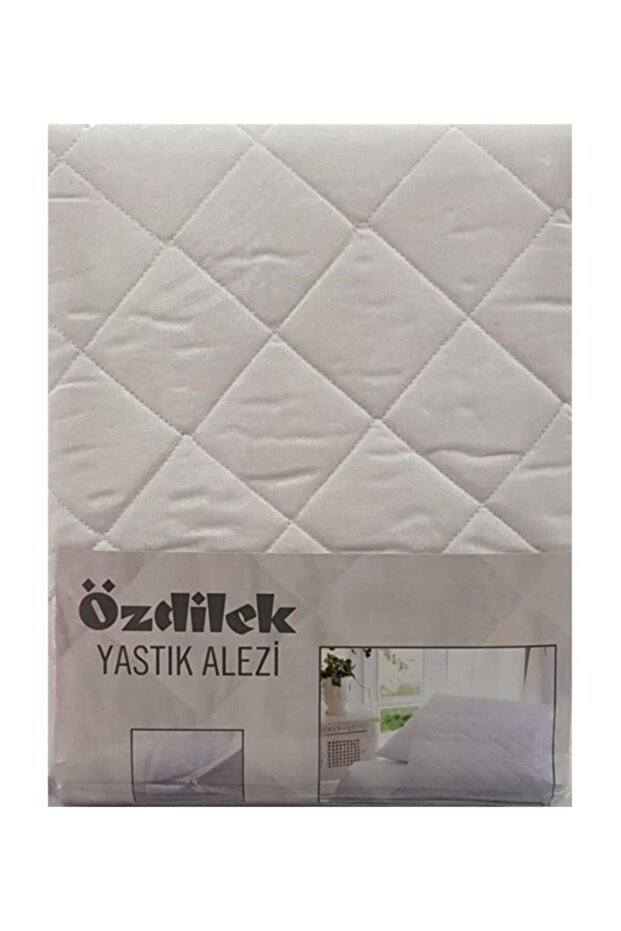 2 Adet Kapitone Yastık Alezi - 1