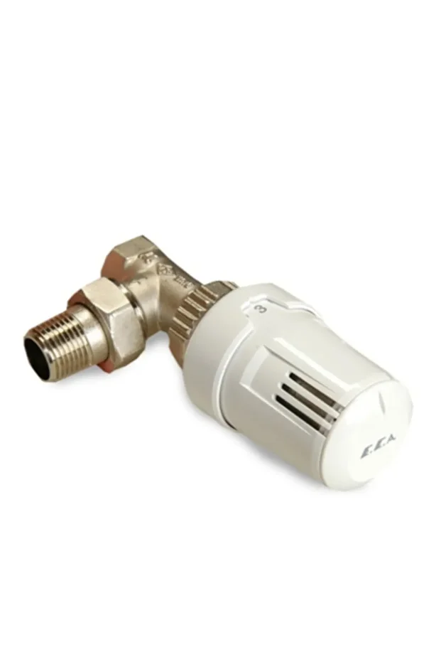 E.c.a Termostatik 1/2" Radyatör Köşe Vanası - 1