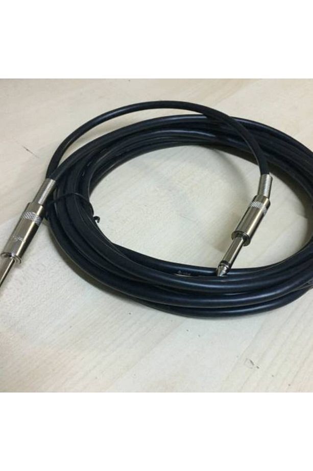 5 Metre Kaliteli Mono 6.3mm To 6.3mm Amfi Kablosu 6.3mm Çivi Jak - 3