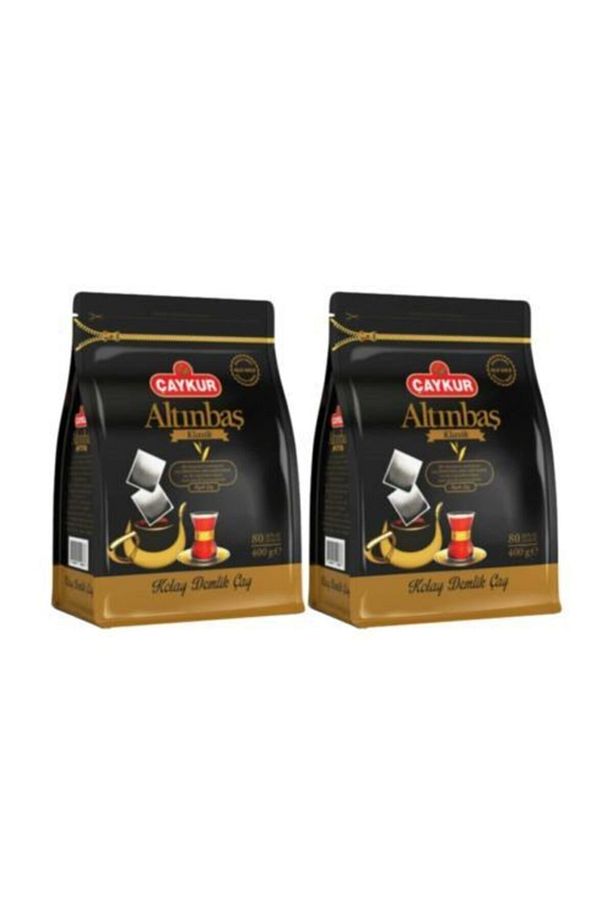 Altınbaş Klasik Demlik Poşet Çay 80'li 400 gr 2 Adet - 1