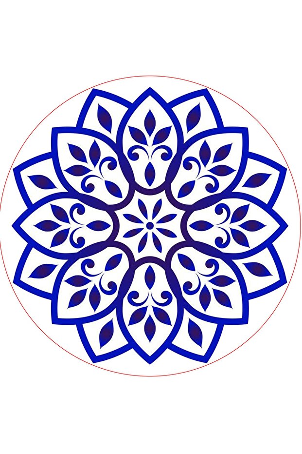 Round Tile Sticker (10x10 Cm)