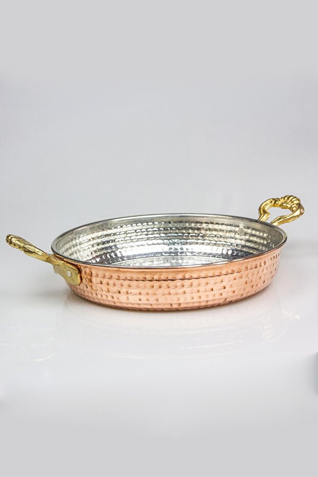 Thick Material Hand Forged Copper Pan 16cm