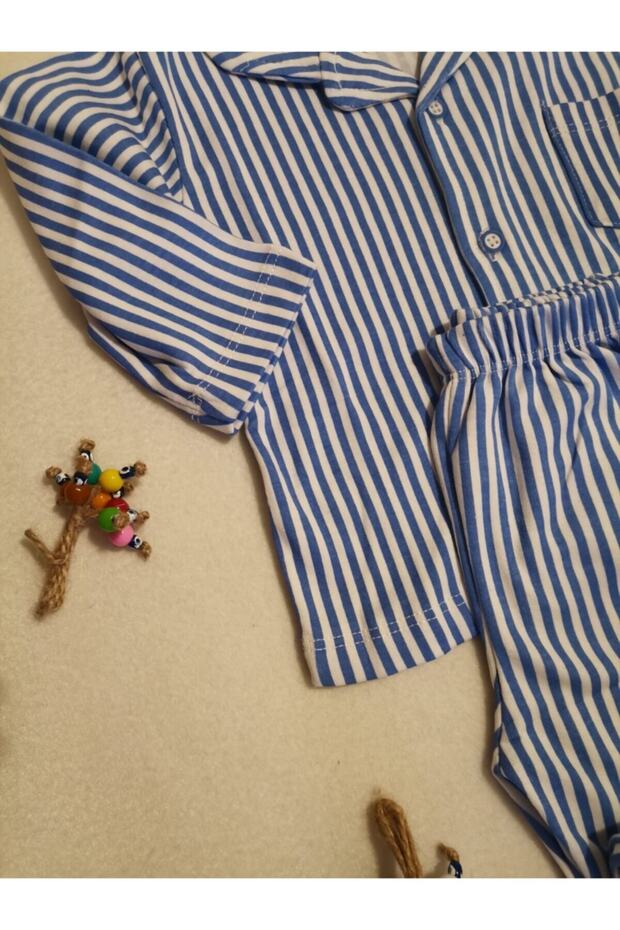 Striped Pajama Set for Boy - 3