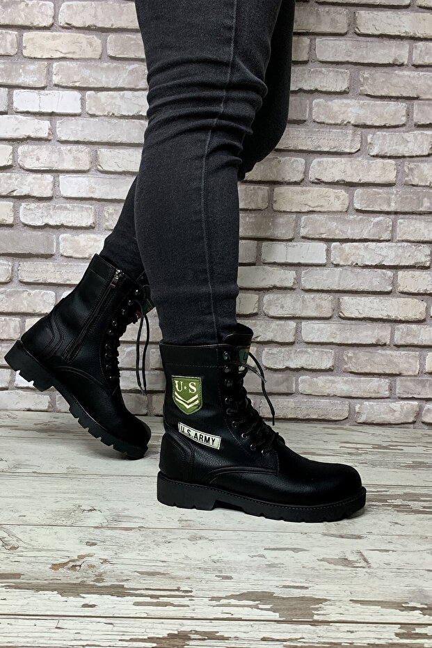 Erkek Siyah Bot RCN538 - 1